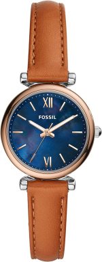 Fossil Women's Carlie Mini Quartz Stainless Steel Silver Watch